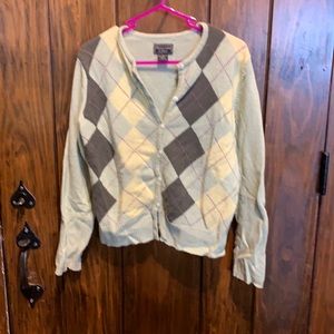 Lambswool button up cardigan